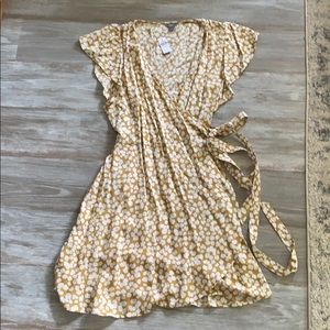 Floral wrap dress